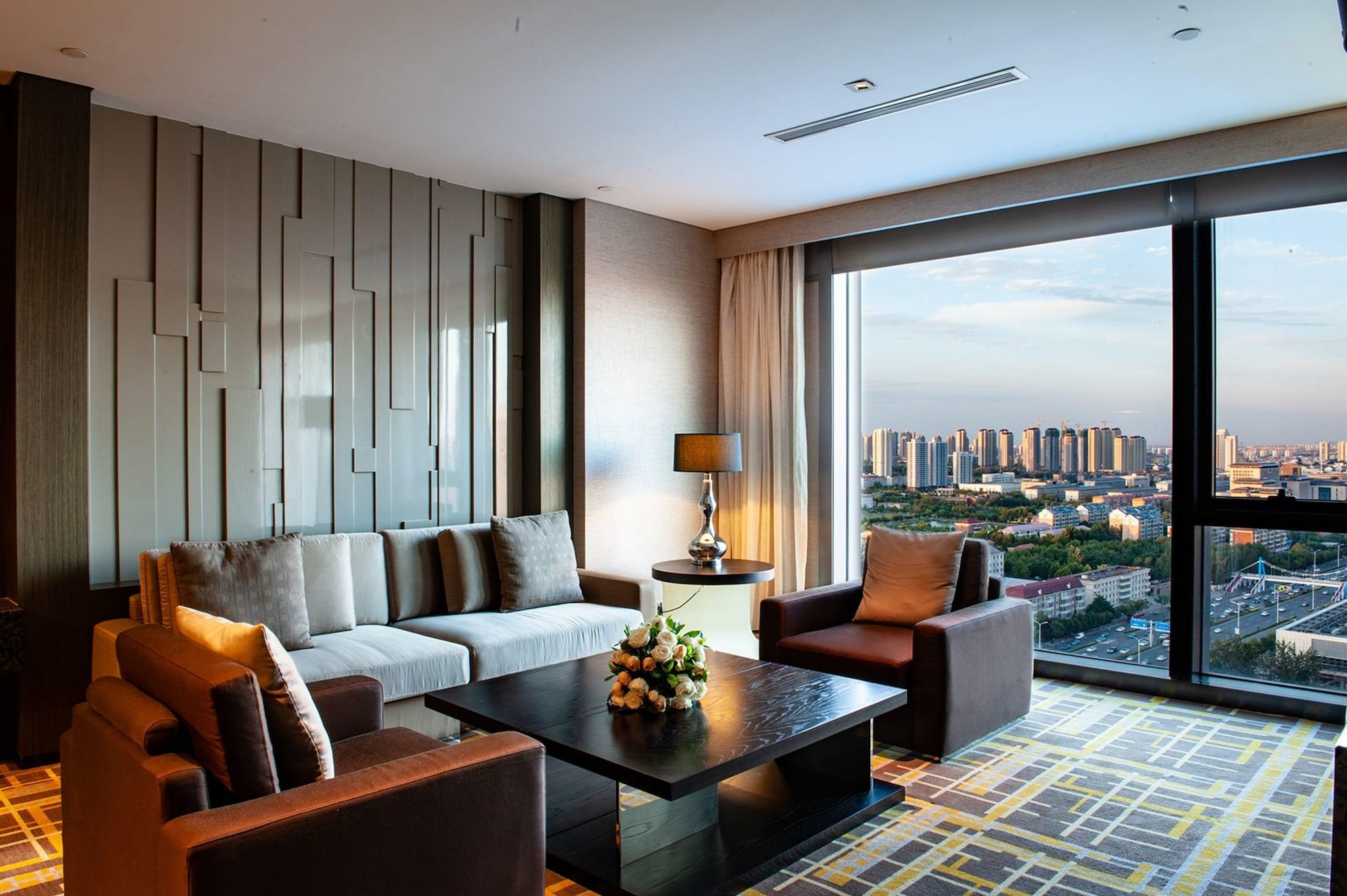 Hyatt Regency Tianjin East Hotell Exteriör bild